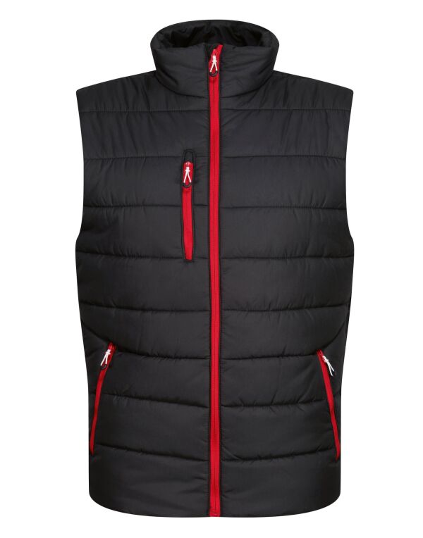TRA892 REGATTA PROFESSIONAL Men’s Navigate Thermal Bodywarmer Black/Classic Red