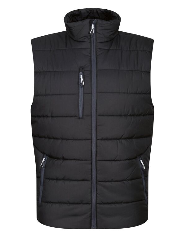 TRA892 REGATTA PROFESSIONAL Men’s Navigate Thermal Bodywarmer Black/Seal Grey