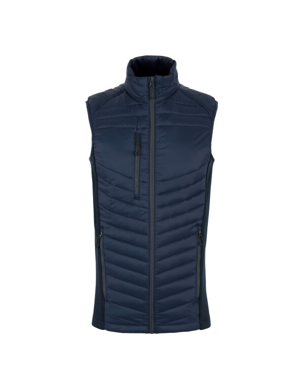 TRA894 REGATTA PROFESSIONAL Men’s Navigate Hybrid Bodywarmer Navy/Seal Grey