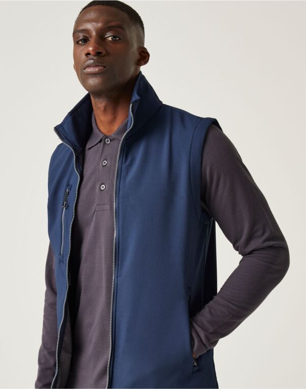 TRA915 REGATTA PROFESSIONAL Navigate 2L Softshell Bodywarmer Navy/Seal