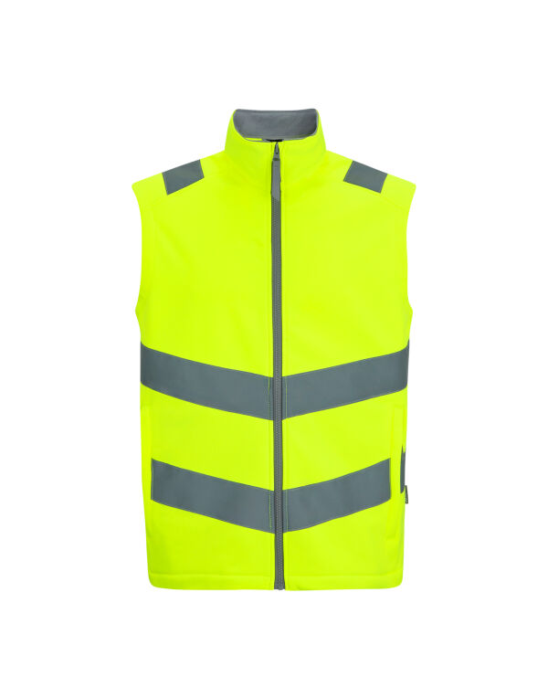 TRB201 Regatta High Visibility Hi-Vis Pro Contract Ablaze Softshell Bod Hi-Vis Yellow