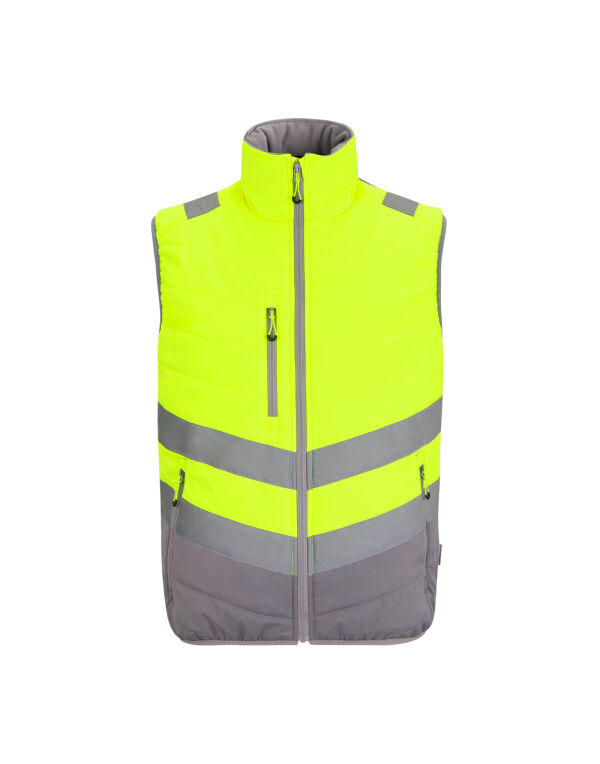 TRB202 Regatta High Visibility Hi-Vis Two-Tone Thermal Bodywarmer Hi-Vis Yellow