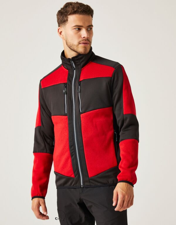 TRF720 REGATTA PROFESSIONAL E-Volve Knit Stretch Midlayer Classic Red/Black