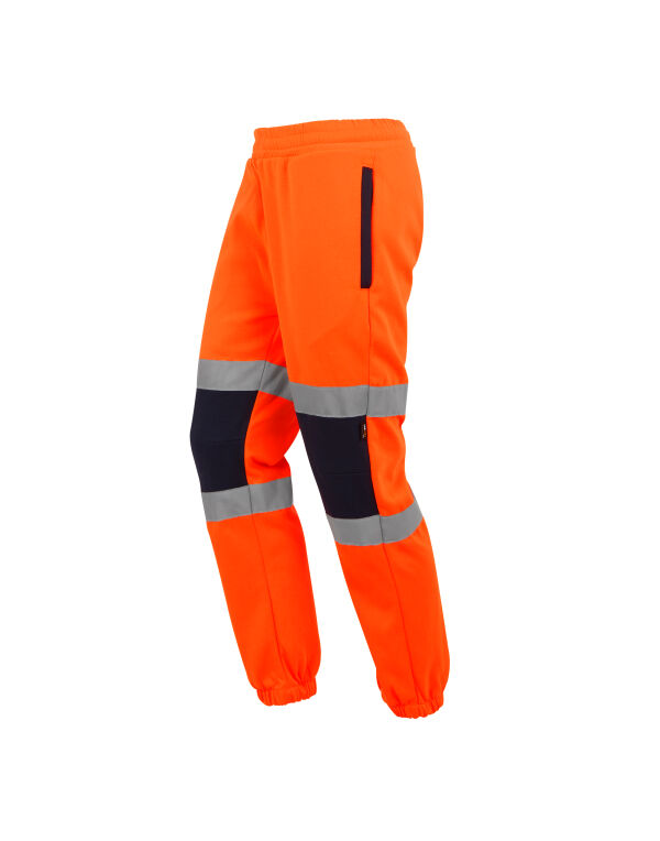 TRJ503 Regatta High Visibility Pro Two Tone Joggers Hi Vis Orange/Navy