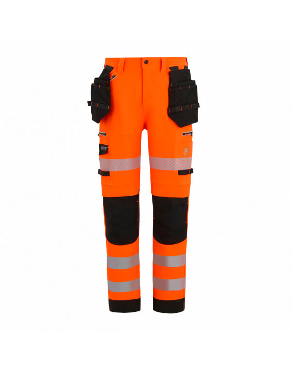 TRJ603RL Hi Vis Orange Hi-vis Infiltrate Stretch Holster Trousers (Reg/Long)