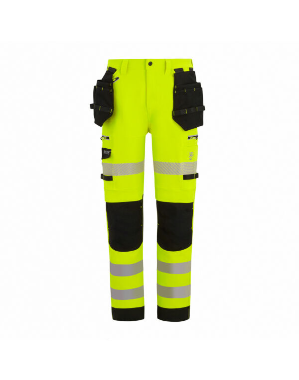 TRJ603SR Regatta High Visibility Hi-vis Infiltrate Stretch Trouser (S/R) Hi-Vis Yellow