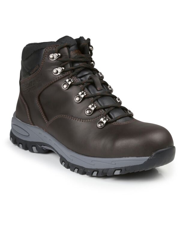 TRK203 Regatta Safety Footwear Gritstone S3 Safety Hiker Boot Peat