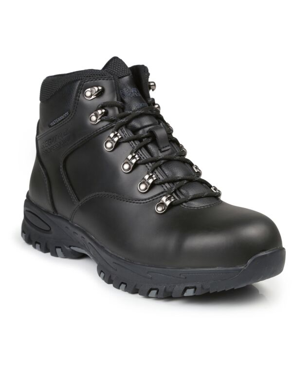 TRK203 Regatta Safety Footwear Gritstone S3 Safety Hiker Boot Black