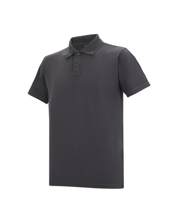 TRS101 Solid Grey Pro 50/50 Pique Polo