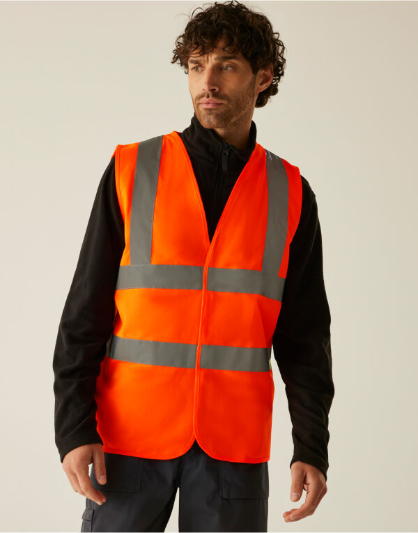 TRS195 Hi Vis Orange Pro Vest