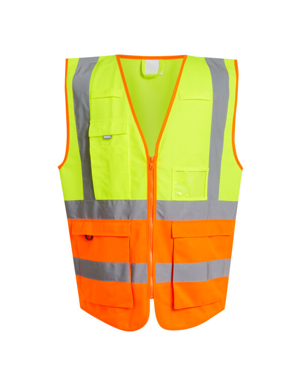 TRS251 Regatta High Visibility Hi Vis Executive Vest Hi Vis Yellow/Orange