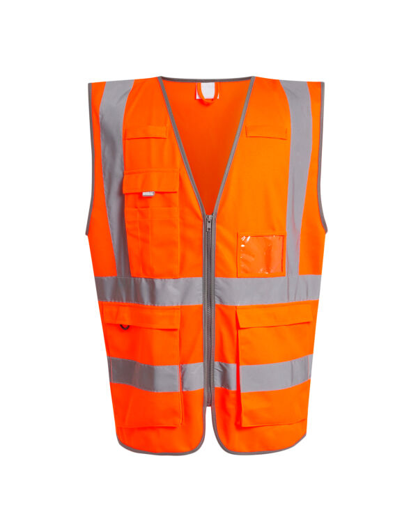 TRS251 Hi Vis Orange Hi Vis Executive Vest