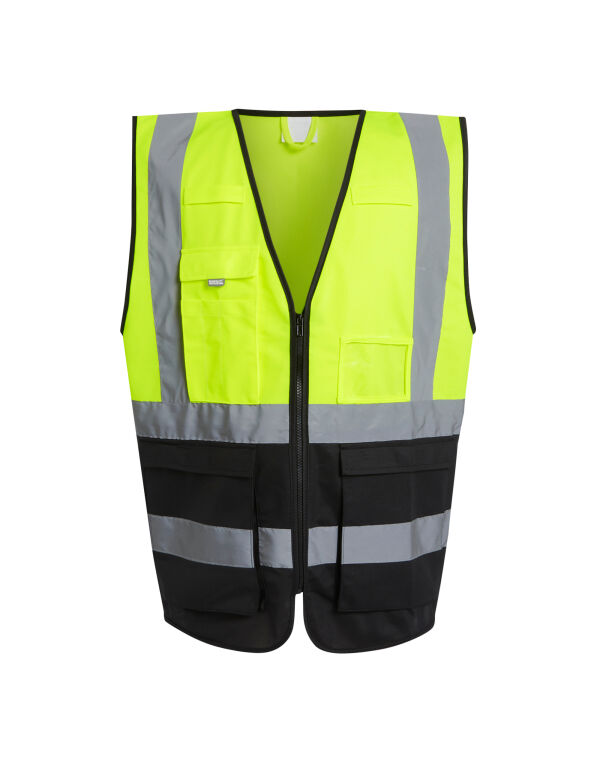 TRS251 Regatta High Visibility Hi Vis Executive Vest Hi Vis Yellow/Black
