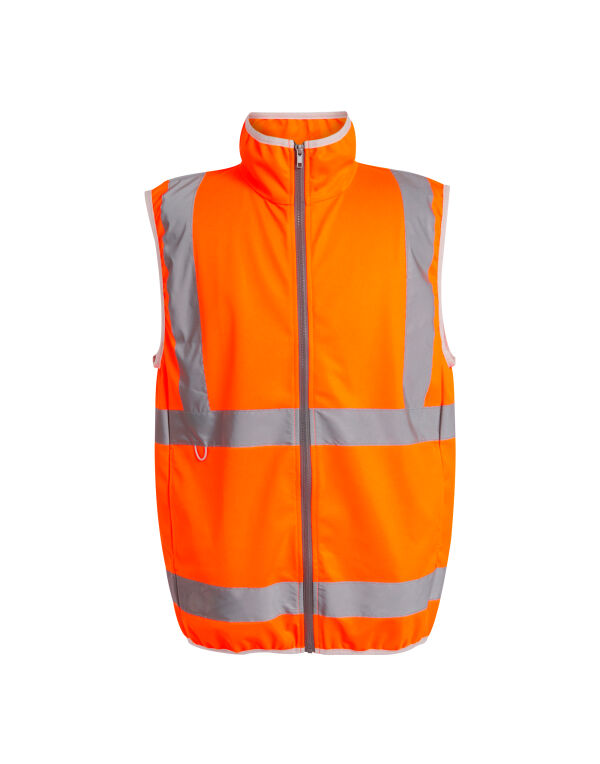 TRS257 Regatta High Visibility Hi Vis Pro Full Zip Gilet Hi Vis Orange