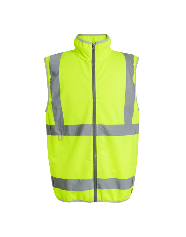 TRS257 Regatta High Visibility Hi Vis Pro Full Zip Gilet Hi-Vis Yellow