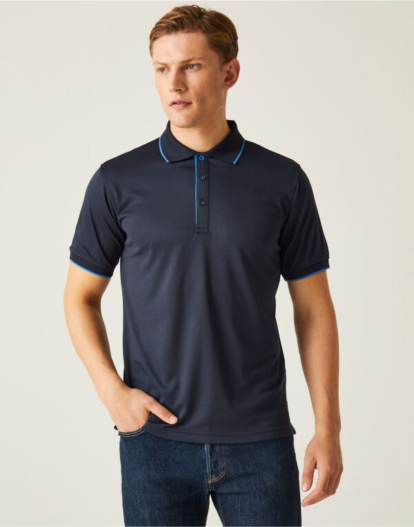 TRS264 REGATTA PROFESSIONAL Navigate Short Sleeve Polo Navy/ French Blue