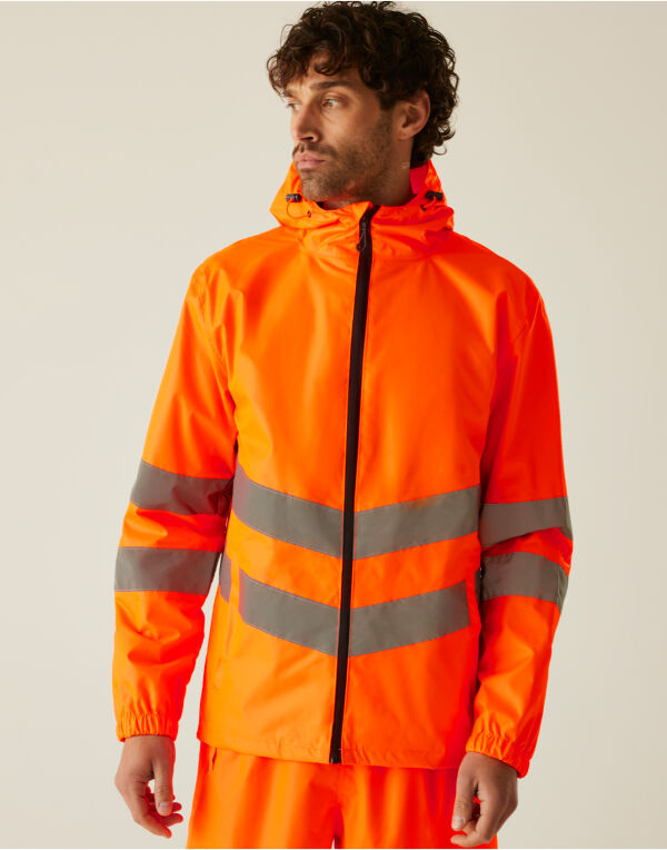 TRW497 Regatta High Visibility Pro Packaway Jacket Orange