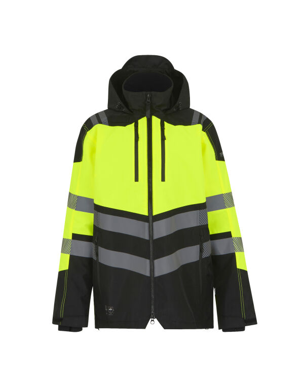 TRW550 Regatta High Visibility Hi-Vis X-PRO WTP Shell Jacket Class 2 Black/Hi-Vis Yellow
