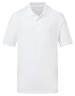 UCC003 White UCC Everyday Polo