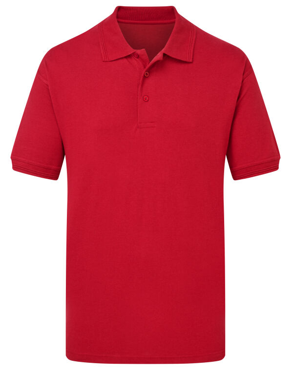 UCC004 Red UCC Heavyweight Polo