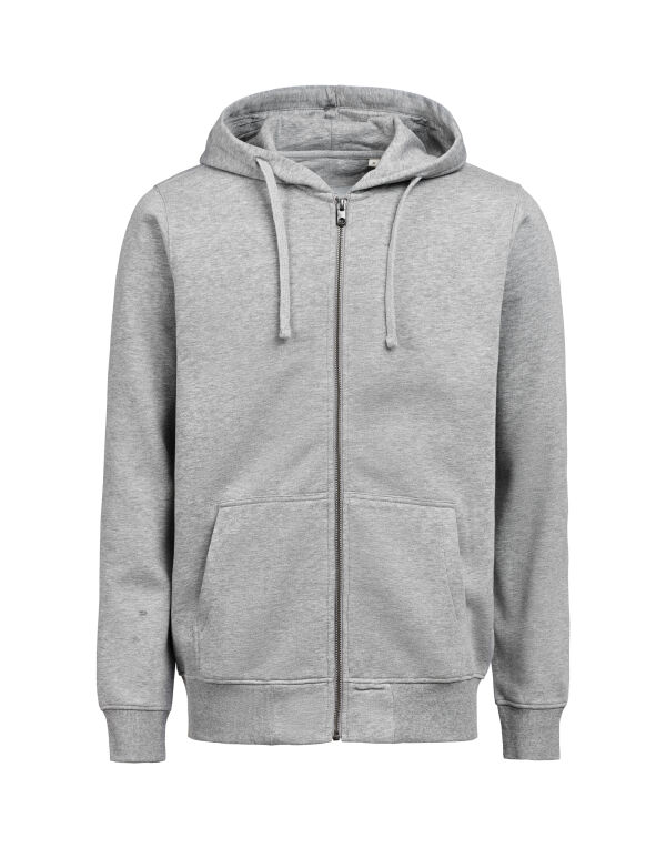 UM3450010 Untagged Movement Full Zip Hoodie Regular Fit Grey Melange