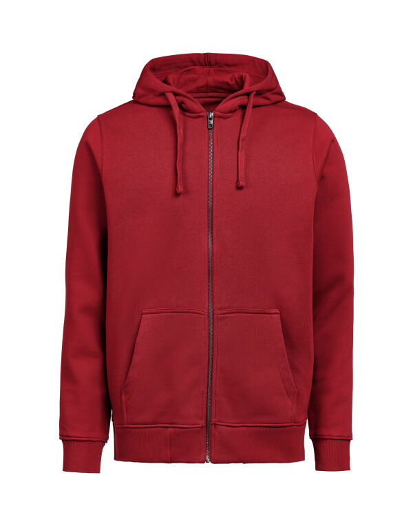 UM3450010 Untagged Movement Full Zip Hoodie Regular Fit Brick