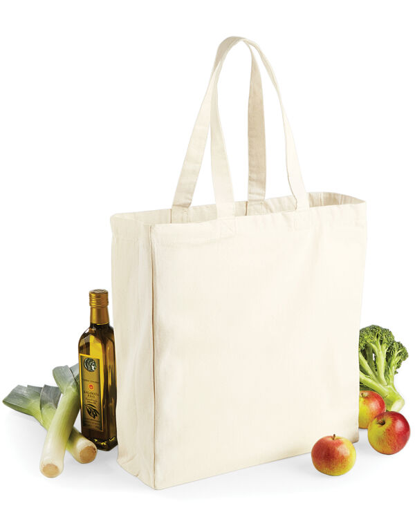 W108 Westford Mill Canvas Classic Shopper Natural