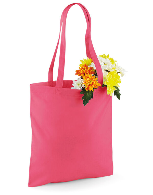 W101 Westford Mill Bag for Life Long Handles Raspberry Pink