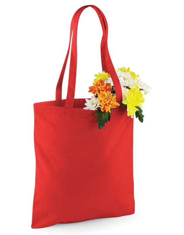 W101 Westford Mill Bag for Life Long Handles Bright Red W101 Westford Mill Bag for Life Long Handles Bright Red