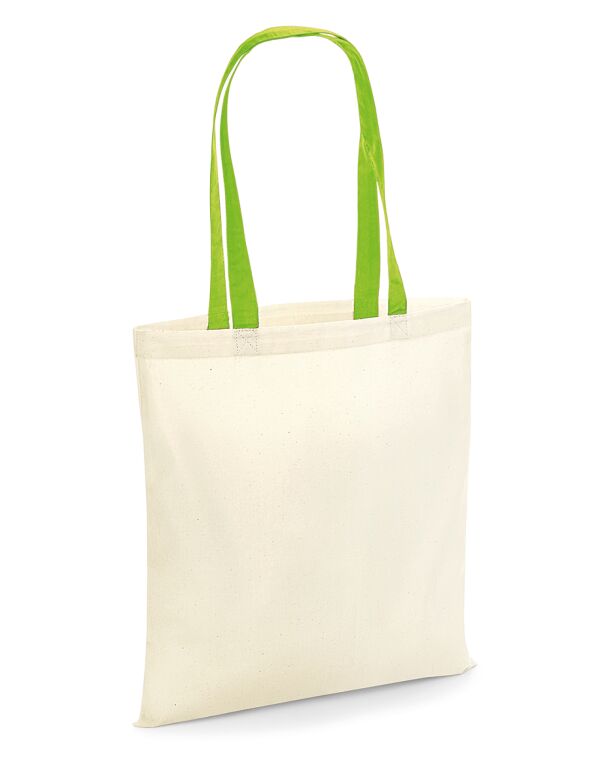 W101C Westford Mill Bag 4 Life – Contrast Handle Natural/Lime W101C Westford Mill Bag 4 Life – Contrast Handle Natural/Lime