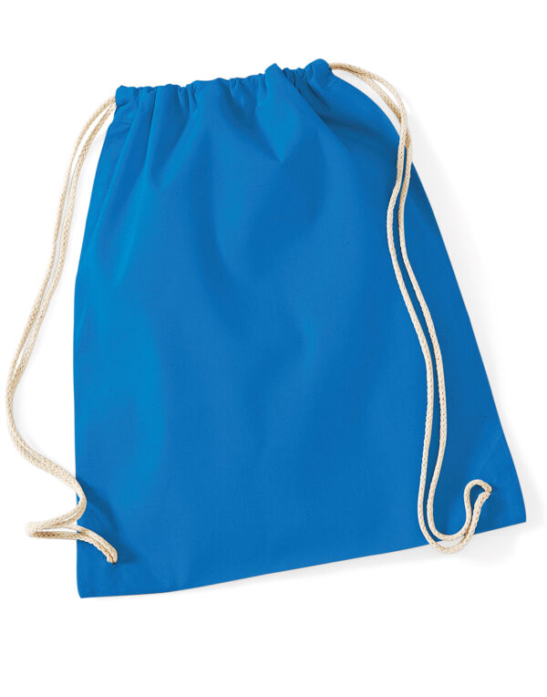 W110 Westford Mill Cotton Gymsac Sapphire Blue W110 Westford Mill Cotton Gymsac Sapphire Blue