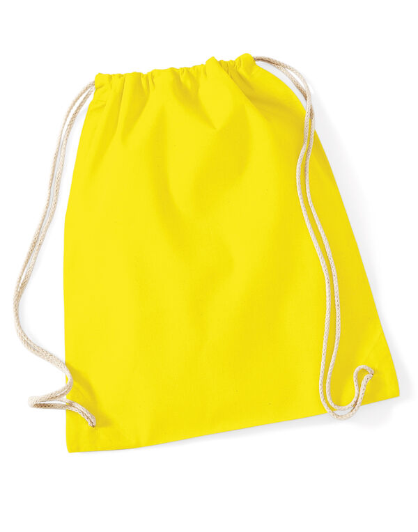 W110 Westford Mill Cotton Gymsac Yellow