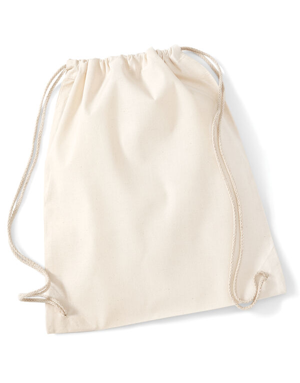 W110 Westford Mill Cotton Gymsac Natural