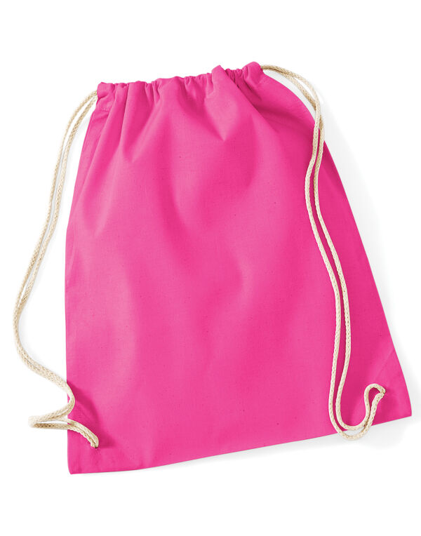 W110 Westford Mill Cotton Gymsac Fuchsia W110 Westford Mill Cotton Gymsac Fuchsia