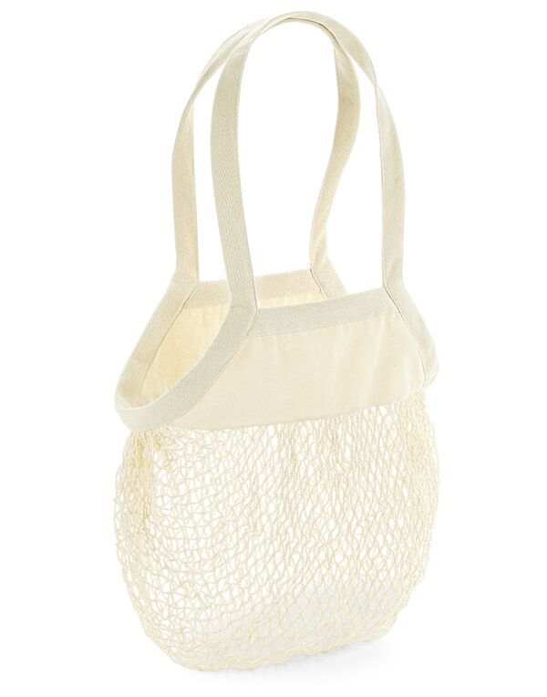 W150 Westford Mill Organic Cotton Mesh Grocery Bag Natural W150 Westford Mill Organic Cotton Mesh Grocery Bag Natural
