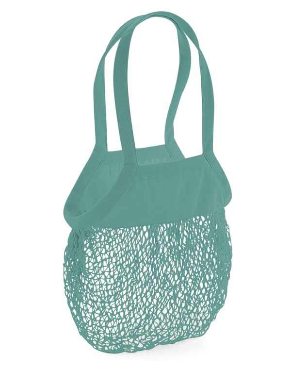 W150 Westford Mill Organic Cotton Mesh Grocery Bag Sage W150 Westford Mill Organic Cotton Mesh Grocery Bag Sage