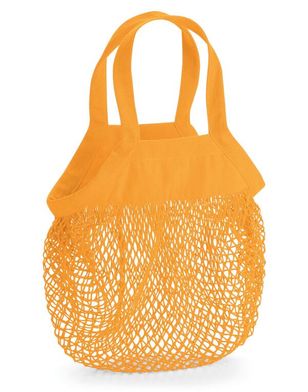 W151 Westford Mill Organic Cotton Mini Mesh Grocery Bag Amber