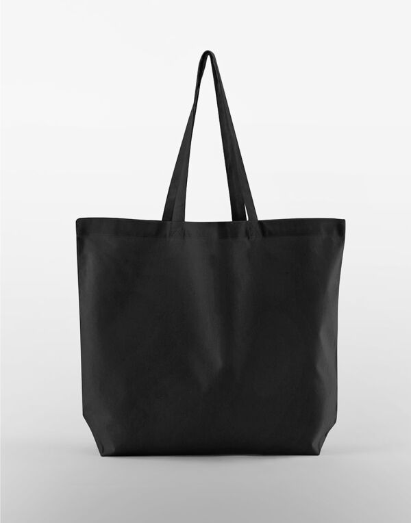 W165 Black Organic Cotton InCo. Maxi Bag for Life
