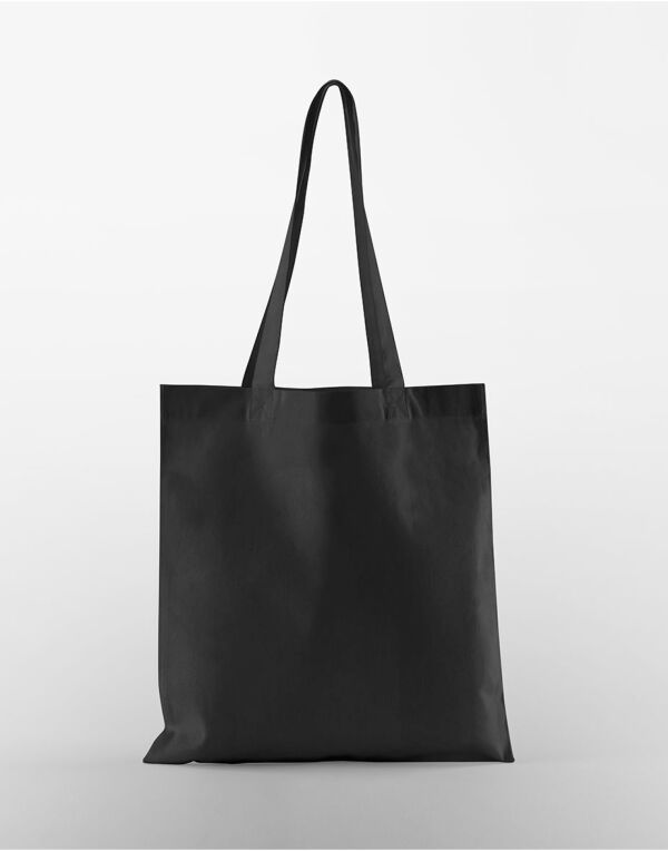W161 Black Organic Cotton InCo. Bag for Life