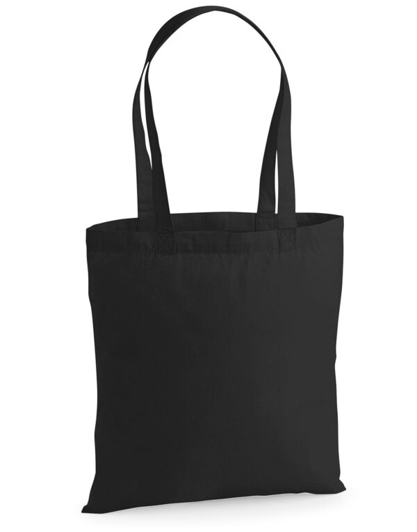 W201 Westford Mill Premium Cotton Tote Black