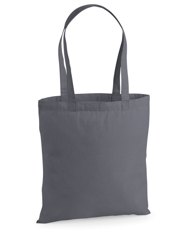W201 Westford Mill Premium Cotton Tote Graphite Grey
