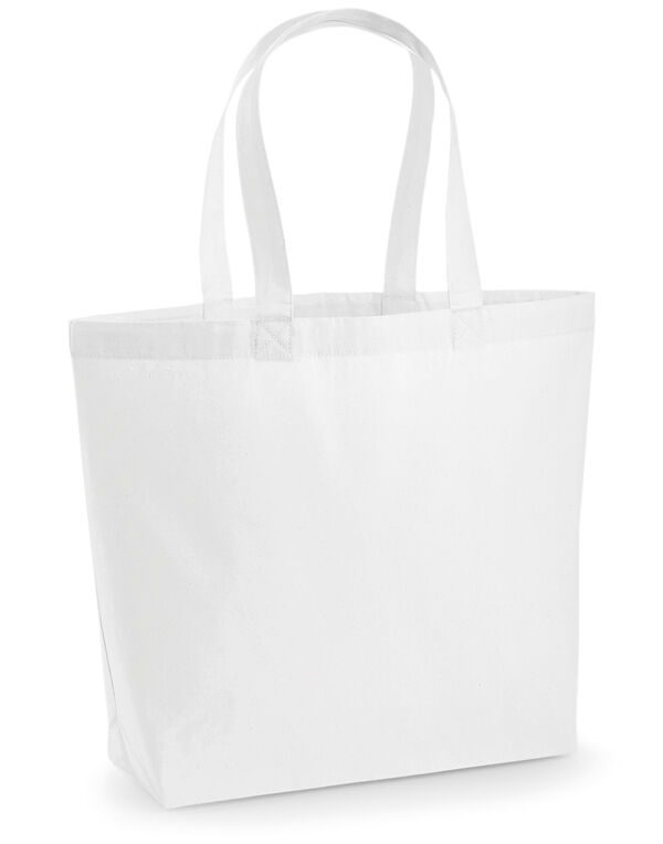 W225 Westford Mill Premium Cotton Maxi Tote White