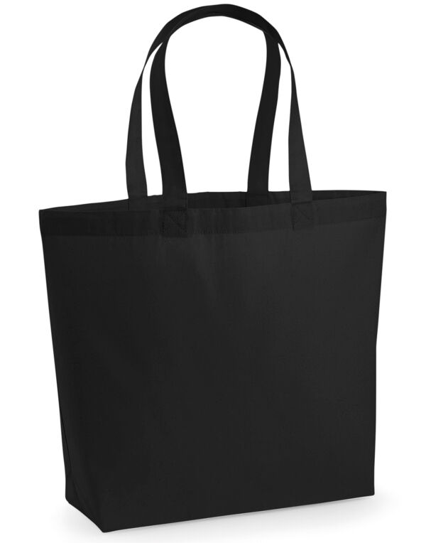 W225 Black Premium Cotton Maxi Tote