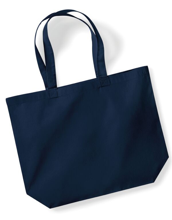 W265 French Navy Organic Premium Cotton Maxi Tote W265 French Navy Organic Premium Cotton Maxi Tote