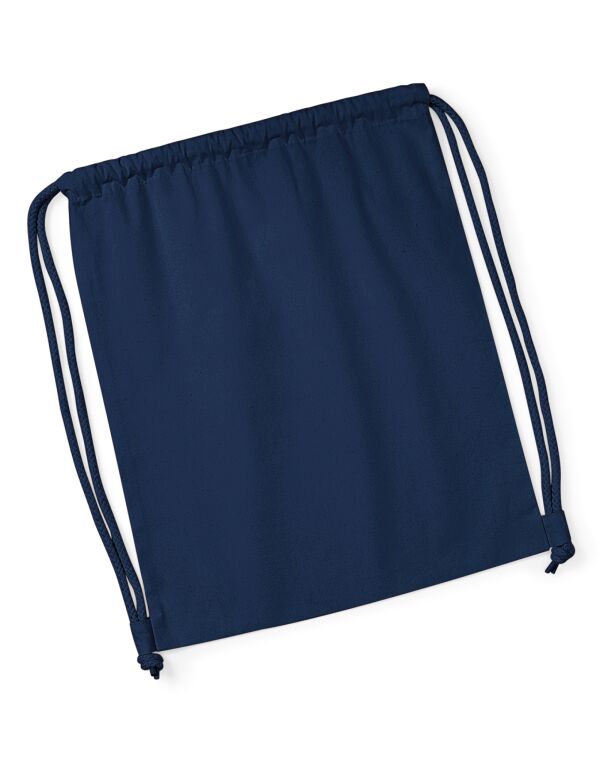 W260 French Navy Organic Premium Cotton Gymsac W260 French Navy Organic Premium Cotton Gymsac
