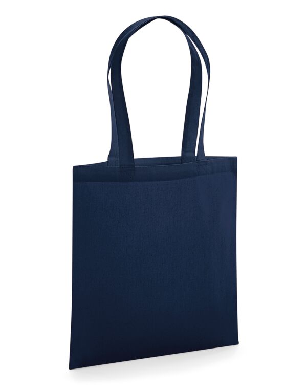 W261 French Navy Organic Premium Cotton Tote