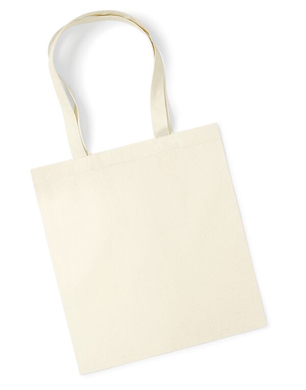 W261 Westford Mill Organic Premium Cotton Tote Natural