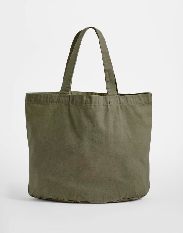 W345 Vintage Moss Garment Dyed Shopper W345 Vintage Moss Garment Dyed Shopper