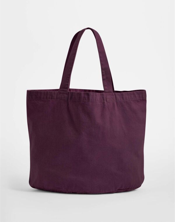 W345 Vintage Oxblood Garment Dyed Shopper