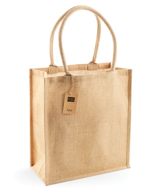 W409 Westford Mill Jute Boutique Shopper Natural